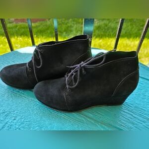 Clarks Black Lace Up Boots for Timeless Style